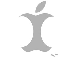 Parodia jabłka z logo Apple