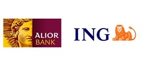 logo banku Alior Bank oraz funduszu emerytalnego ING