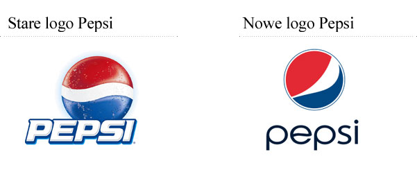 stare i nowe logo Pepsi