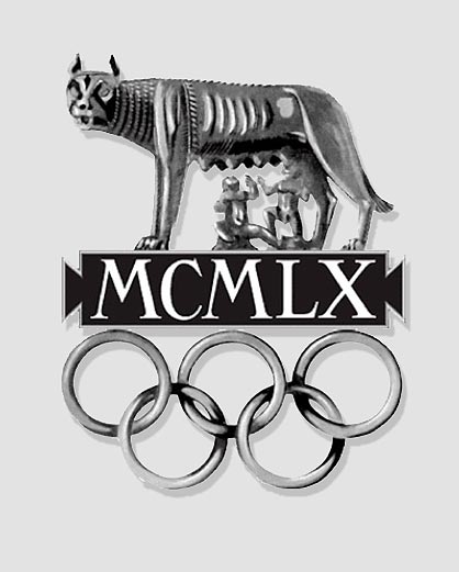 Znak graficzny olimpiady w Rzymie 1960