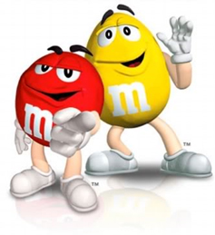 logo maskotki M&Ms