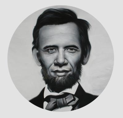 Barack Obama przedstawiony jako Lincoln