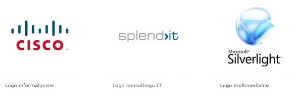 logo informatyczne, konsultingu IT i multimedialne
