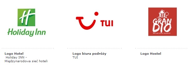 logo międzynarodowej sieci hoteli, biura podróży oraz hostelu
