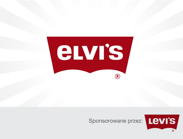 Logotyp Levi's jako Elvis
