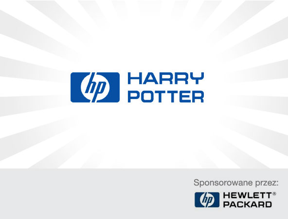 Logo HP jako Harry Potter