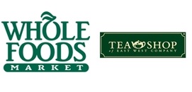 logo sklepu spożywczego Whole Foods Market i herbaciarni Tea Shop