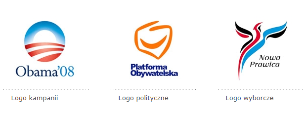 logo kampanii wyborczej oraz partii politycznych