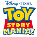logo Toy Story Mania jako przykład dobrego logo dla dzieci