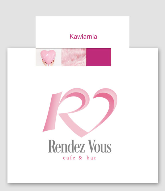 Przykładowy proces jakim jest projektowanie logo dla firmy Rendez Vous