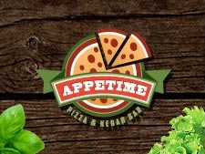 Przykład logotypu przedstawiającego pizzę