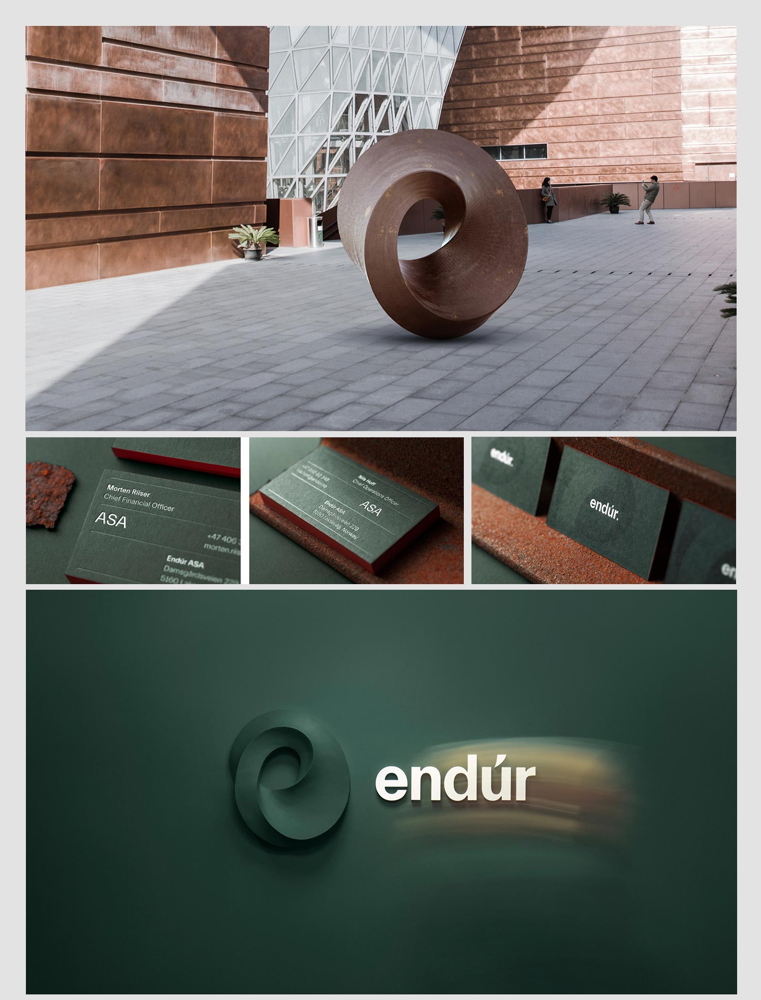 Endur - Marka posiadająca logo o bardzo unikalnych charakterze.